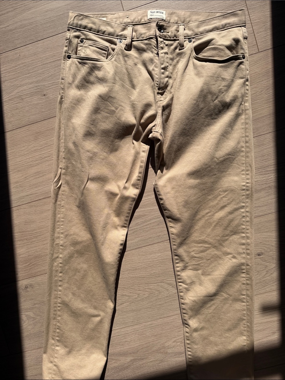 Todd Snyder Stretch 5-Pocket Chino Khaki 32x30